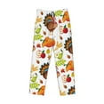 thumbnail image 4 of Disketp Thanksgiving Turkey Men'S Pajama Pants - Ultra Soft Fleece Sleep And Lounge Pants (Size: S-Xxl), 4 of 9