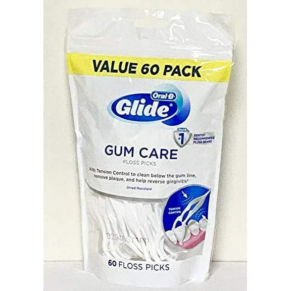 Glide Oral B Glide Floss Picks, 60 Count, 2 Pack