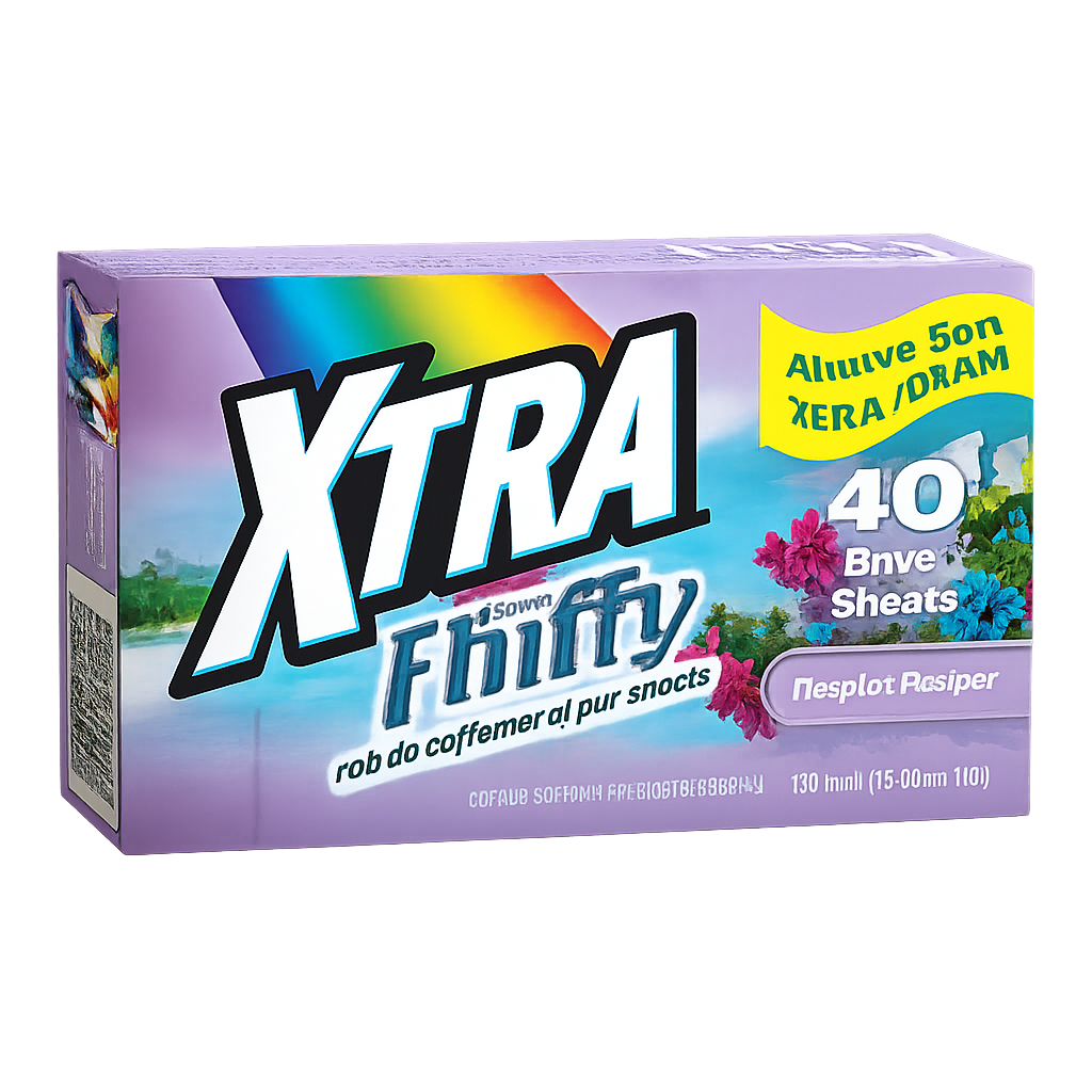 XTRA Nice'N Fluffy 40-Count Tropical Passion Fabric Softener Dryer Sheets - 6 Pack