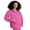 Lipstick Pink, variant on Adar Universal Scrubs For Women - Round Neck Warm-Up Scrub Jacket