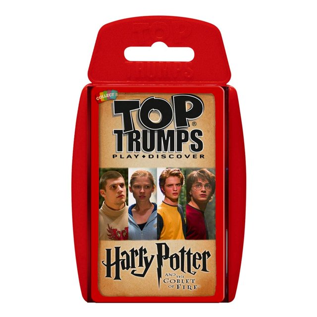 Juego de cartas Top Trimps Harry Potter y el cáliz de fuego
