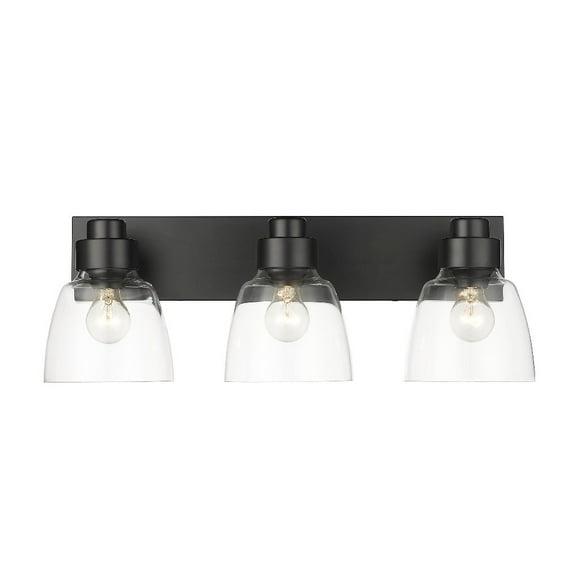 Golden Lighting Remy 3-light Vanity in Matte Black