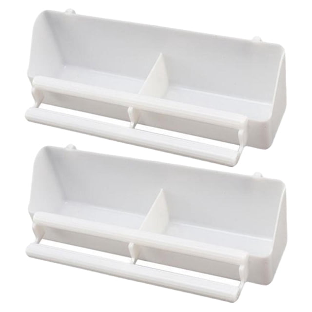 2x Tazón De Alimentación De Plástico Colgante Para Mascotas, Jaula De Alimentación Para Pájaros, Dispensador De Agua Sunnimix comedero para pájaros