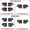 thumbnail image 2 of Embellecedor adhesivo Para puerta interior de coche Yashi Land Rover Defender 90/110 20-23 fibra de carbono Grano de madera ABS, 2 of 5