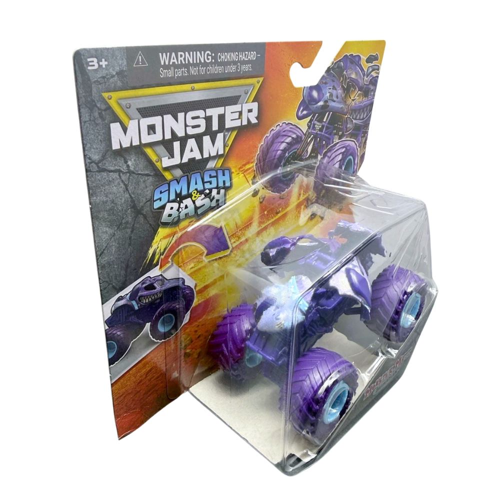 Monster Jam Smash & Bash Monster Mutt Dalmatian Breakable Monster Truck, Series 4