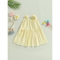 thumbnail image 4 of Bagilaanoe Toddler Baby Girl Summer Dress Sleeveless A-line Dresses 3M 6M 12M 2T 3T 4T Kids Casual Swing Sundress, 4 of 8