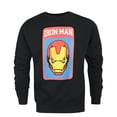 thumbnail image 1 of Iron Man Mens Mask Sweatshirt, 1 of 1