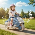 thumbnail image 3 of TLSUNNY 6V Electric Motorcycle for Kids, Interactive Ride-On Toy with Music & Lights, Gift for Ages 3+, 3 of 10