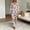 White, variant on BaoFuBaoMei Halloween Pajamas Sets Woman Plus Size Long Sleeve Top and Pants Sleepwear Ghost Pumpkin Bat Print Soft Cozy Lounge Set