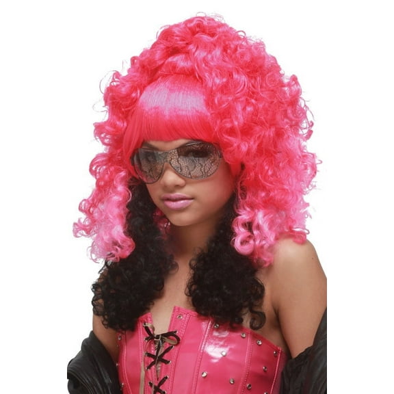 Rap Princess Costume Wig (Pink/Black)