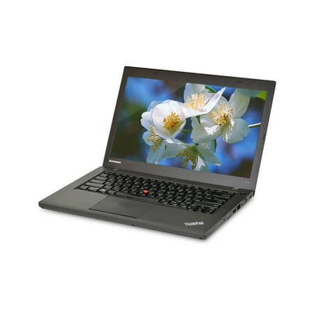 Used Lenovo T440 14" Laptop, Windows 10 Pro, Intel Core i5-4300U Processor, 8GB RAM, 500GB Solid State Drive