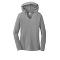 thumbnail image 5 of District Made Ladies Perfect Tri Long Sleeve Hoodie-M (Grey Frost), 5 of 6