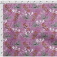 thumbnail image 4 of Soimoi Floral Print,Cotton Poplin, Sewing Fabric Sold by The Yard 42 Inch Wide,Sewing Craft Quilting/Quilt Making Fabric, Pink, 4 of 5