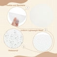 thumbnail image 3 of Uxcell 10 Pack Plastic Mesh Canvas Sheets, 7.1" Circle Mesh Mat for  Embroidery, Knit Crochet, Craft Projects, Bag Making, Home Decoration, White, 3 of 6