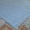 thumbnail image 3 of Couristan Recife Saddle Stitch Indoor /Outdoor Area Rug, Champagne- Blue, 5'3" x 7'6", 3 of 6