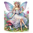 thumbnail image 3 of Kit Con Forma Especial Parcial DIY 5D Niña 30x40cm, 3 of 7