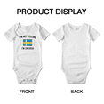 thumbnail image 3 of I'm Not Yelling, I'm Swedish Baby Bodysuit Baby Clothes (White, 12-18 Months), 3 of 5
