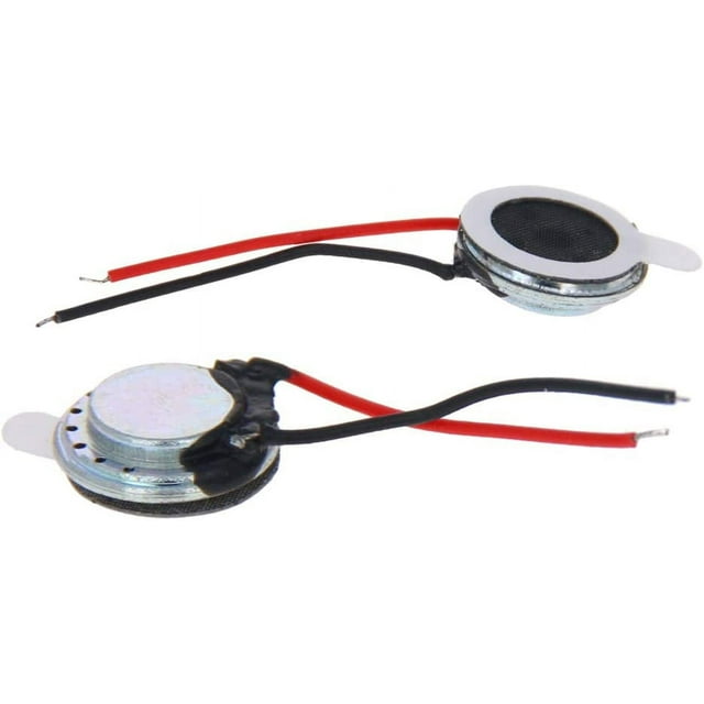 Huggegwe Haut-Parleur Magnétique DIY 0.5W 8 Ohms Diamètre 10mm Forme Ronde Remplacement Haut-Parleur 1pcs U2536-17827