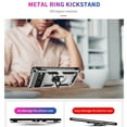 thumbnail image 7 of Feishell Hybrid Armor Phone Case for Google Pixel 7a,Military Grade Shockproof 360 Rotatable Metal Ring Holder Kickstand Support Magnetic Car Mount Dual Layer Protective Phone Cover,Silver, 7 of 7