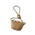 thumbnail image 2 of Sombrero de playa Minnieouse para Niñas y bolso de mano de paja ligero y transpirable, 2 of 6