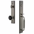 thumbnail image 2 of Grandeur Carre Single Cylinder Handleset with F Grip and Lyon Knob, 2 of 5