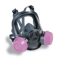 North Medium/Large Black silic 7600 Series Full Face Facepiece With Speech Diaphragm