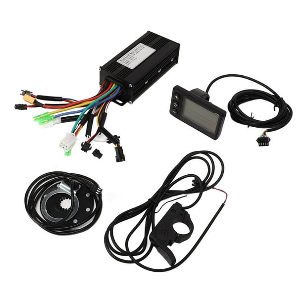Kit de conversión de bicicleta eléctrica, kit de conversión de bicicleta eléctrica Juego de controlador de acelerador de pulgar Controlador de motor eléctrico compacto y liviano