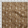 thumbnail image 4 of oneOone Cotton Poplin Twill Brown Fabric Asian Chinese Lamps Diy Clothing Quilting Fabric Print Fabric By Yard 56 Inch Wide, 4 of 4