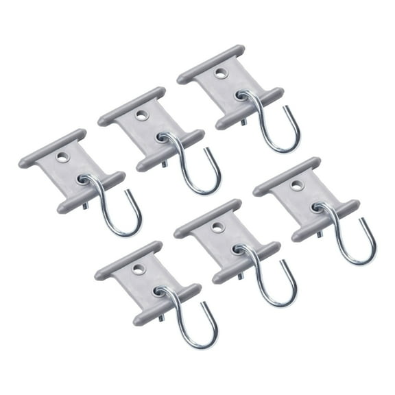 Piping Strip Hooks, 6Pcs Rv Awning Hooks Accessories Camping Piping Rail Hook Fangkenuo