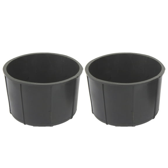 DECORNIJIA Console Center Cup Holder Insert 1 Pair Black