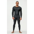 thumbnail image 4 of DEVOPS 3 Pack Men's Athletic Long Sleeve Compression Shirts (Medium, Black/Black/Black), 4 of 7