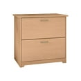 thumbnail image 3 of Bush Furniture Cabot Collection - Lateral filing cabinet - 2 drawers - natural maple, 3 of 8