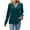 Sky Blue, variant on Lenpel Velvet Tops for Women Long Sleeve V Neck Pleated Button down Shirts Dressy Casual Velour Blouses Loose Work Shirts(Red,X-Large)