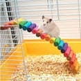 thumbnail image 4 of Puente de Hámster Saludable Escalera de Suspensión Columpio Jaula de Juguete Hamster Jerbo Soporte de Perchero Perchas Colgantes Los 40x7.5cm Colco Puente de Parrot Hamster, 4 of 8