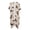 Dachshund Paw Prints, variant on HELLHERO FLOWER FLAG Womens Kimono Swimsuit Cover Up Polyester Breathable Free Size Long Kimono Swimsuit Cover Up for Friends
