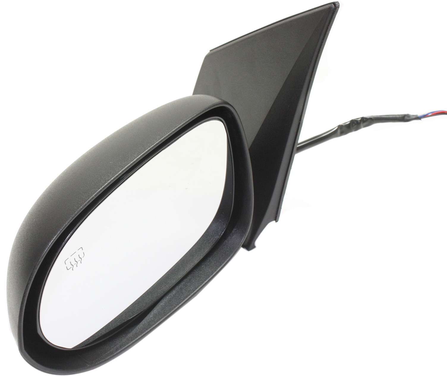 Mirror Compatible With 2007-2012 Dodge Caliber Left Driver Side Heated Textured Black Kool-Vue