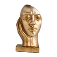 thumbnail image 4 of Decorativo estatua de personaje de bookend termina el ornamento soporte de libros de libros para el escritorio decoración de la oficina del dormitorio Mano izquierda, 4 of 8