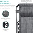 thumbnail image 2 of VTOY Zero Gravity Chair Outdoor Lounge Chairs Adjustable Mesh Reclining Chair for Pool Beach Camping Lounge Chair with Pillows and Cup Tray-Gray, 2 of 9