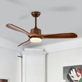 thumbnail image 2 of Costway 52'' Ceiling Fan with LED Light Reversible Ceiling Fan w/ Adjustable Temperature, 2 of 10