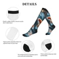 thumbnail image 6 of Bixox Cute Koi Fish Serenity Print Compression Socks,Compression Socks Women & Men Circulation for Medical,Running,Athletic, 6 of 7
