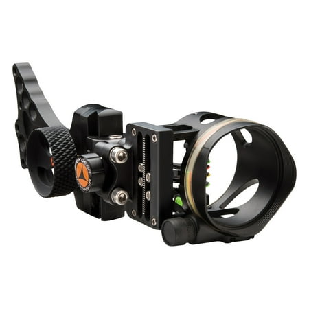 Apex Gear Covert 4-Pin Adjustable Multi-Color Dot Reticle Archery Bow Sight Black - AG2314B