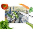 thumbnail image 2 of Caroline's Treasures Seven Boats Sailboats Glass Cutting Board Large, 2 of 2