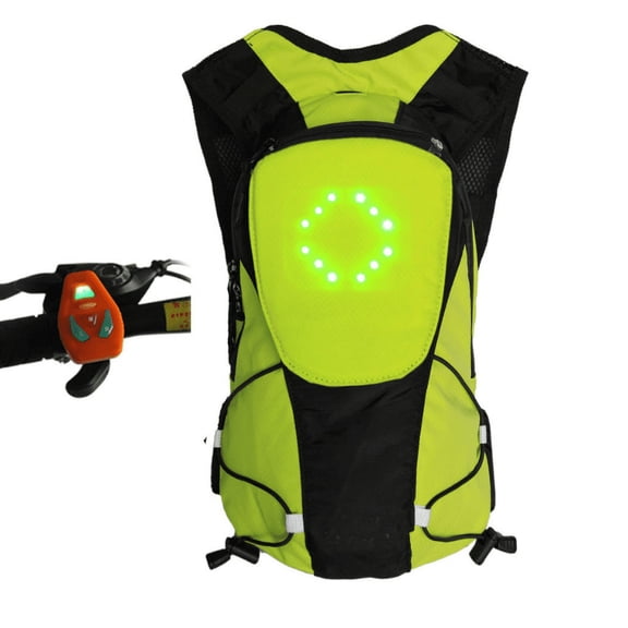 Turn signal backpack LED backpack warning light,Orange red