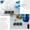 thumbnail image 2 of 3pcs Porcelain Spot Plates For Chemical Experiment Porcelain Spot Reaction Plate For Laboratory Scientific Experiment Spotting Reaction Plate (6 Wells), 2 of 9