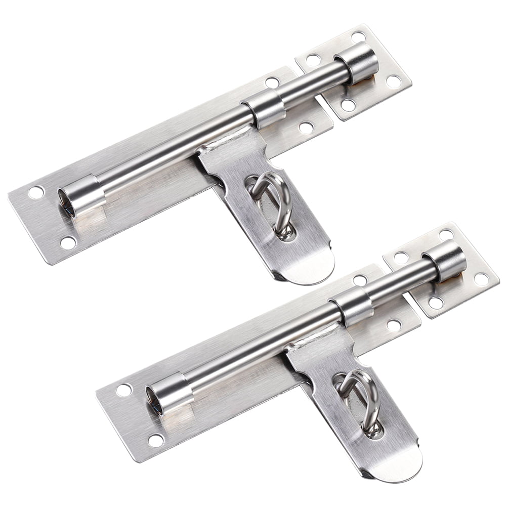 2PCS Door Safety Lock hinge chrome avec touches 4 
