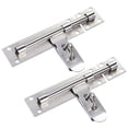 thumbnail image 1 of 2pcs 8inches Durable Stainless Steel Door Lock Buckle Lock Bolt Lock for Door and Window Sliding Lock, 1 of 8