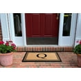 thumbnail image 7 of A1HC Black/Beige 18 in x 30 in Front Door Mat Coir PVC Classic Border Entryway Mat Heavy Duty Boot Scrapper Monogrammed Doormat, 7 of 7