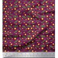 thumbnail image 1 of Soimoi Velvet Fabric Stripe & Dollar Currency Symbol Print Fabric by The Yard 58 Inch Wide, 1 of 1