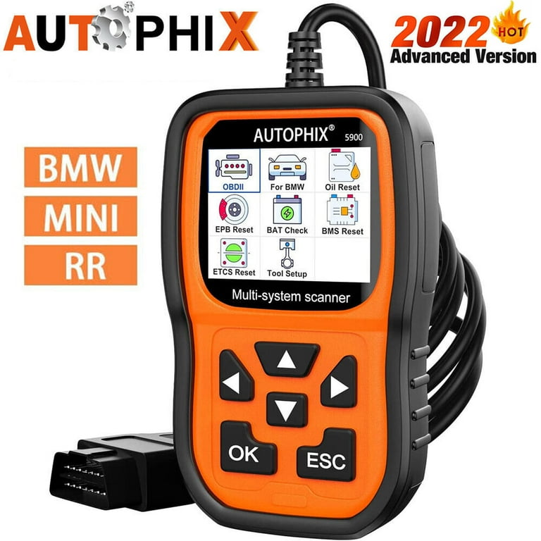 leninismen Express Net AUTOPHIX 5900 Full Systems OBD2 Scanner Diagnostic Scan Tool Compatible with BMW Mini Professional Multi Reset Service Code Reader - Walmart.com leninismen Express Net AUTOPHIX 5900 Full Systems OBD2 Scanner Diagnostic Scan Tool Compatible with BMW Mini Professional Multi Reset Service Code Reader - Walmart.com