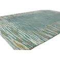 thumbnail image 5 of Bashian R129-TE-8X10-HG385 7 ft. 9 in. x 9 ft. 9 in. Greenwich Contemporary Wool & Viscose Hand Tufted Area Rug, Teal, 5 of 6